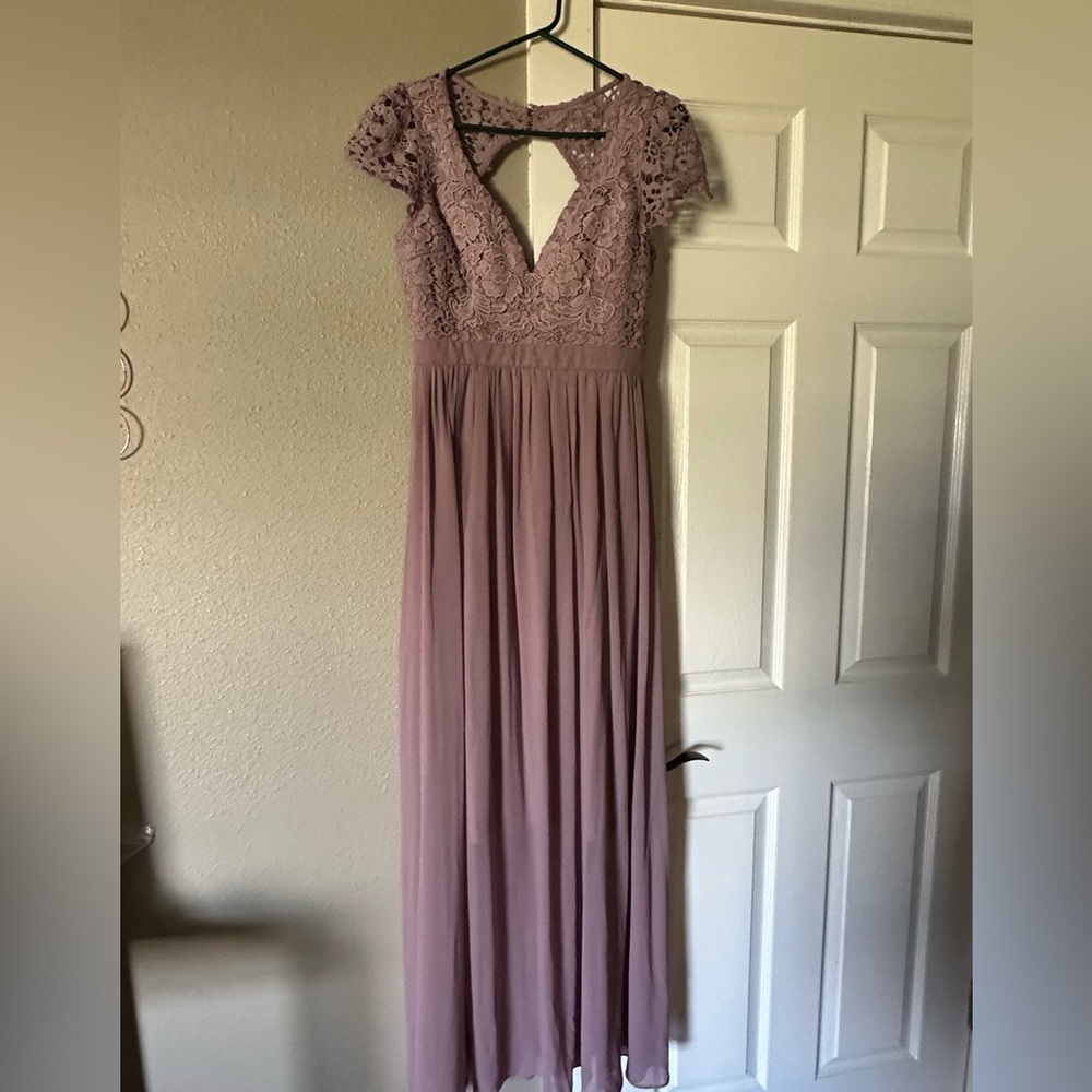 Bridesmaids dress from Saved by the Dress